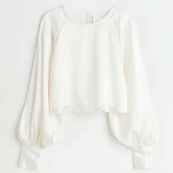 Satin Crop Blouse (Rarely Used) - Picture 1 of 2